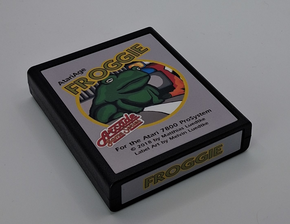 Froggie - Atari 7800 & Atari 7800+ Game Cartridge NTSC