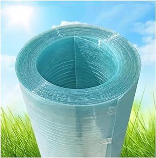 Polycarbonate roof Sheet Polycarbonate Roofing Sheet, FRP Daylighting Plate, Transparent Insulation Waterproof UV Protection Clear Cover, for Outdoor Greenhouse Canopy Polycarbonate 4ft Width and 100 Ft Roll