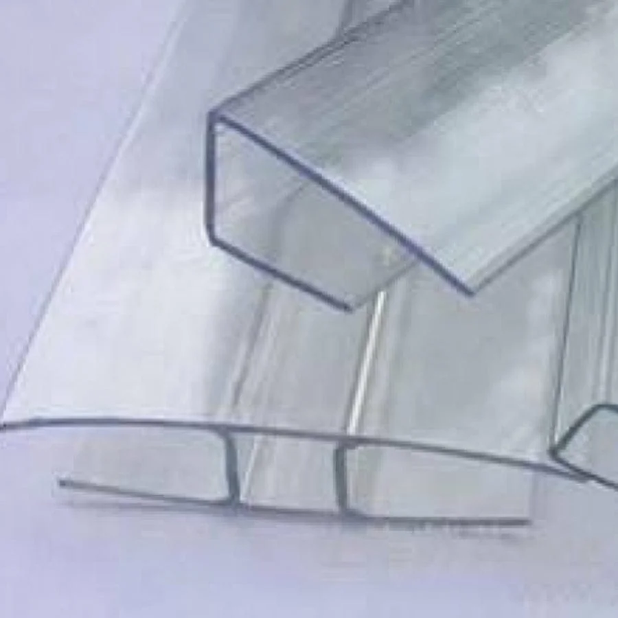 Polycarbonate H & U & Double Snap for Pitch Profile Connectors & Tape, Screws 