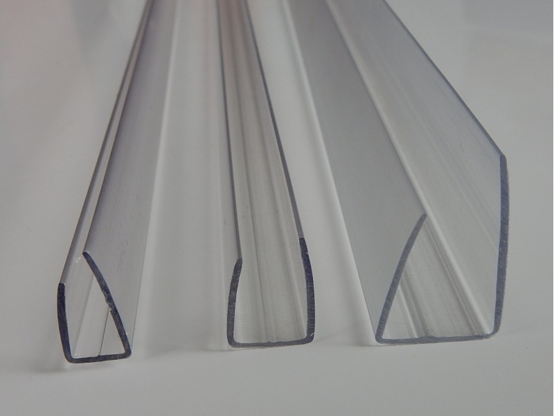 Polycarbonate H & U & Double Snap for Pitch Profile Connectors & Tape, Screws 