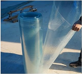 Polycarbonate roof Sheet Polycarbonate Roofing Sheet, FRP Daylighting Plate, Transparent Insulation Waterproof UV Protection Clear Cover, for Outdoor Greenhouse Canopy Polycarbonate 4ft Width and 100 Ft Roll