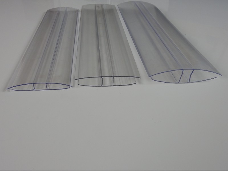 Polycarbonate H & U & Double Snap for Pitch Profile Connectors & Tape, Screws 