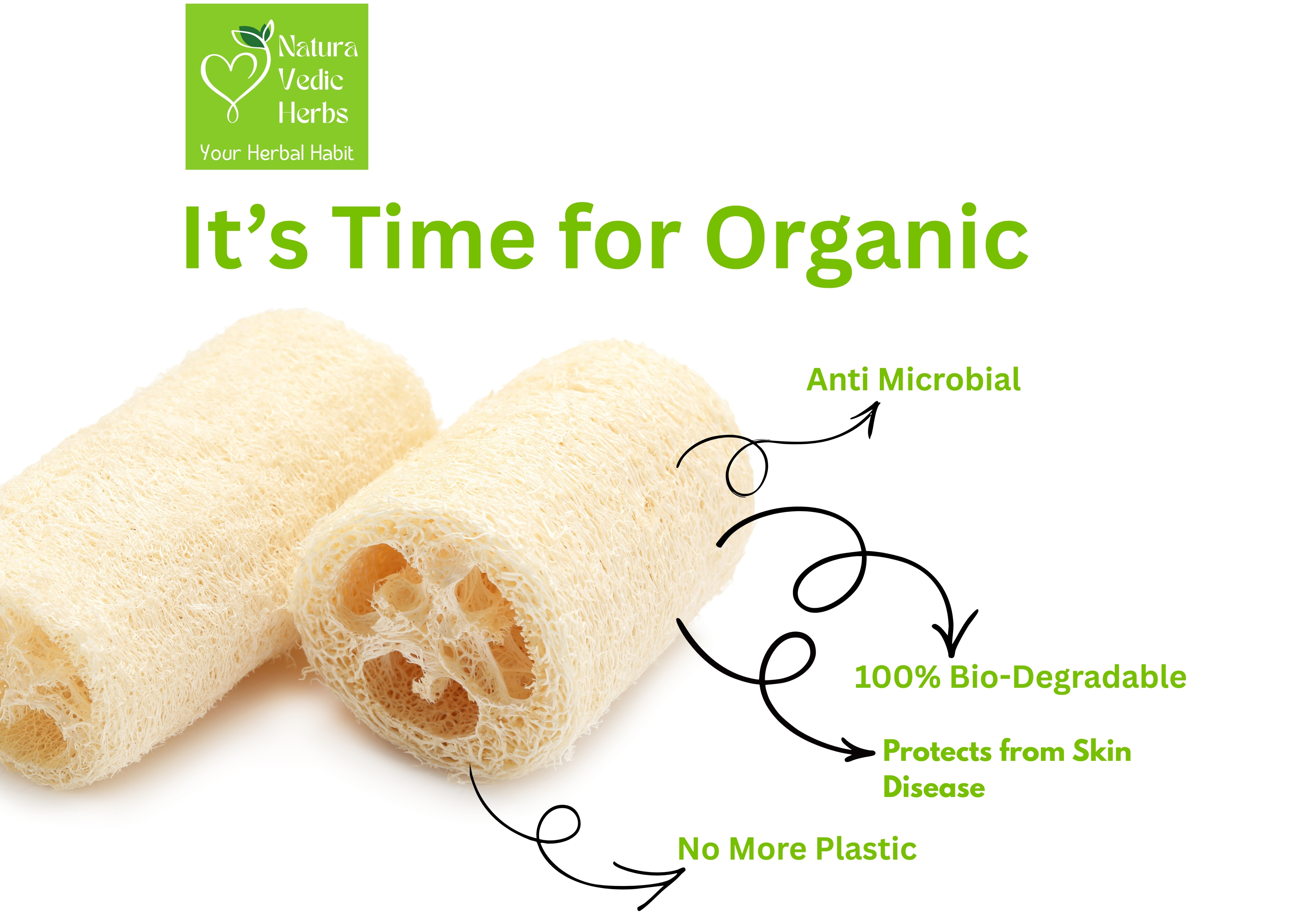 NVH long Bath Loofah