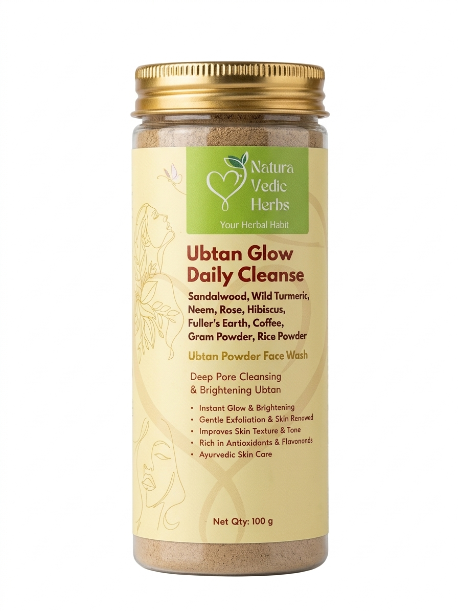 Ubtan Glow Daily Cleanse Powder Face Wash  100 gm