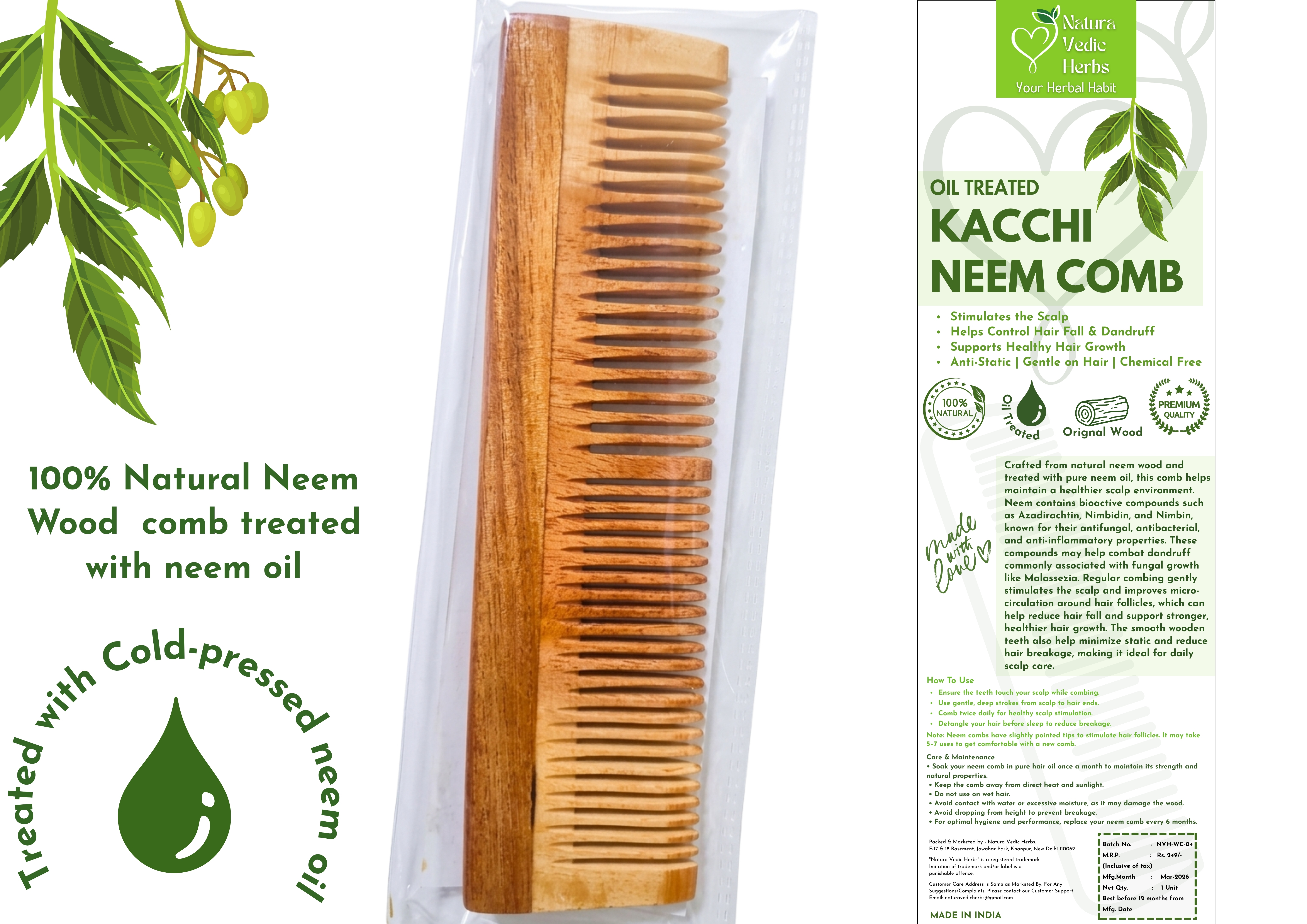 NVH Rosemary  hair care combo