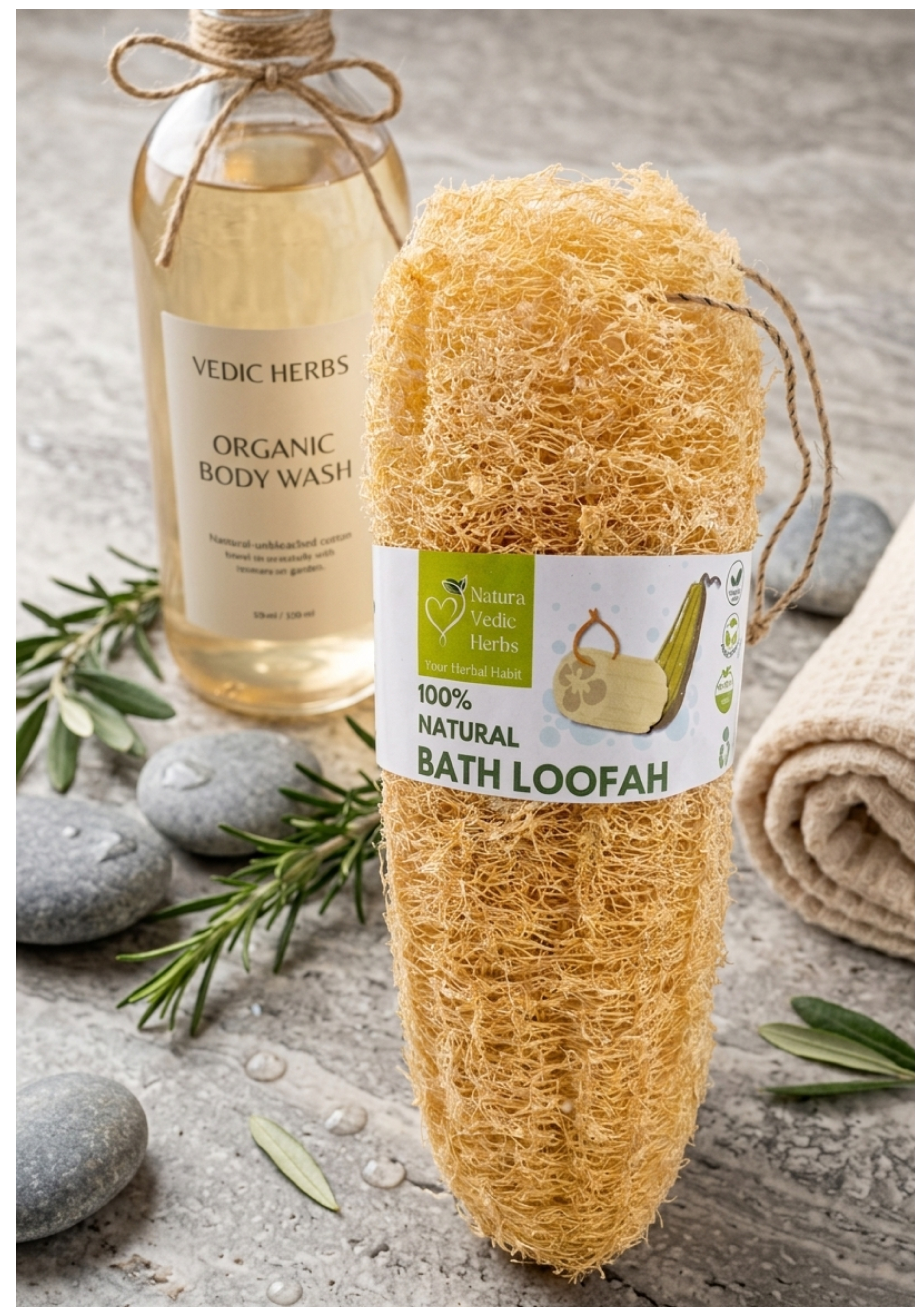 NVH long Bath Loofah