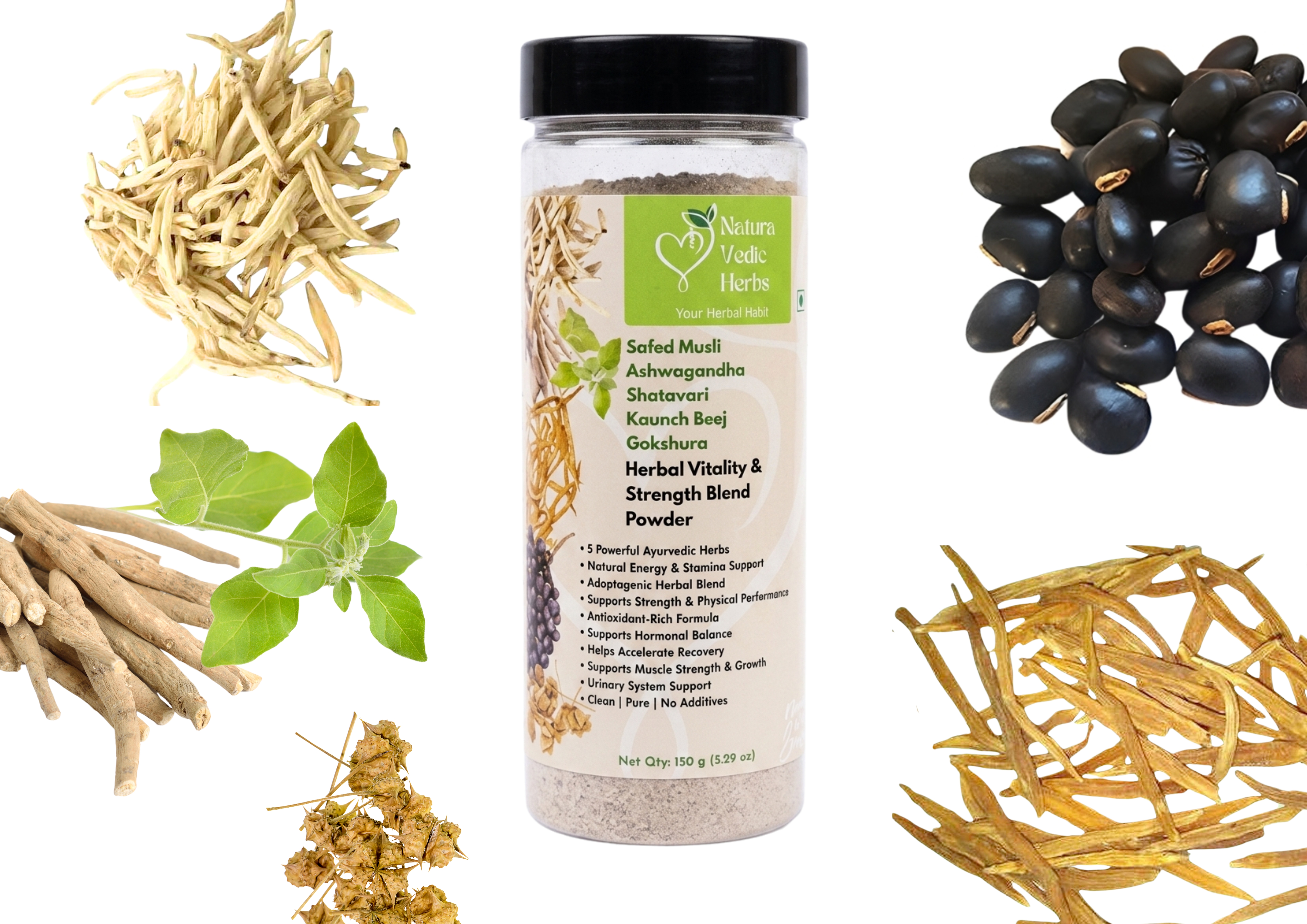 Herbal Vitality & Strength Blend Powder  150 gm