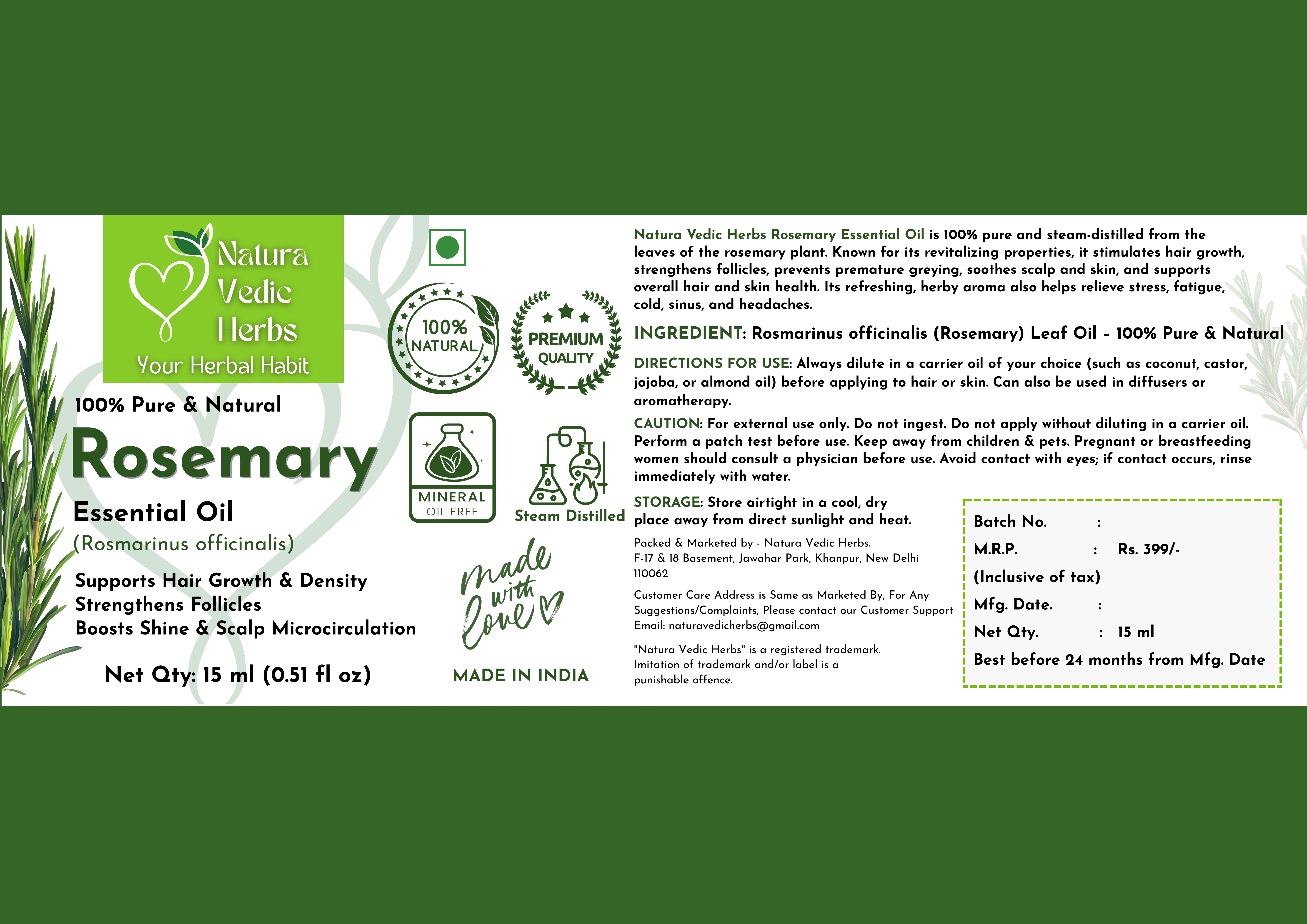  Rosemary Essential Oil