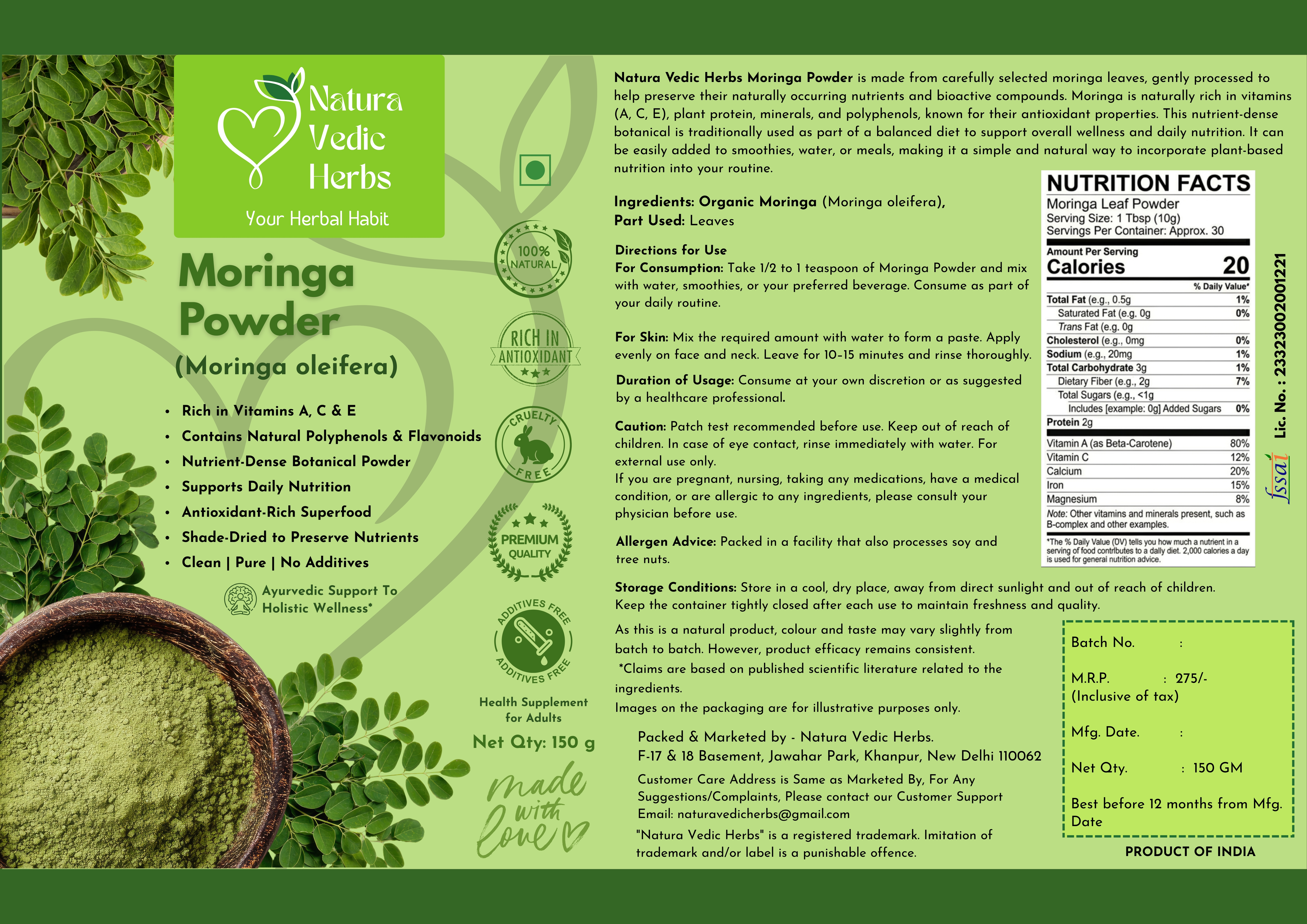 Moringa Powder