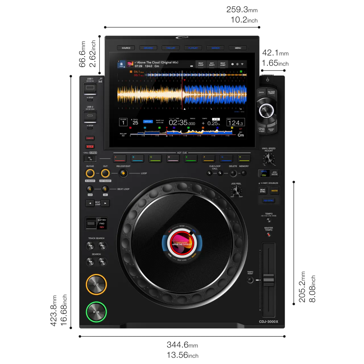 Reproductor DJ Pioneer CDJ-3000X