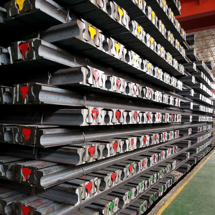 P50 R60 R65 R350HT 71Mn Heat-Treated Steel Rail