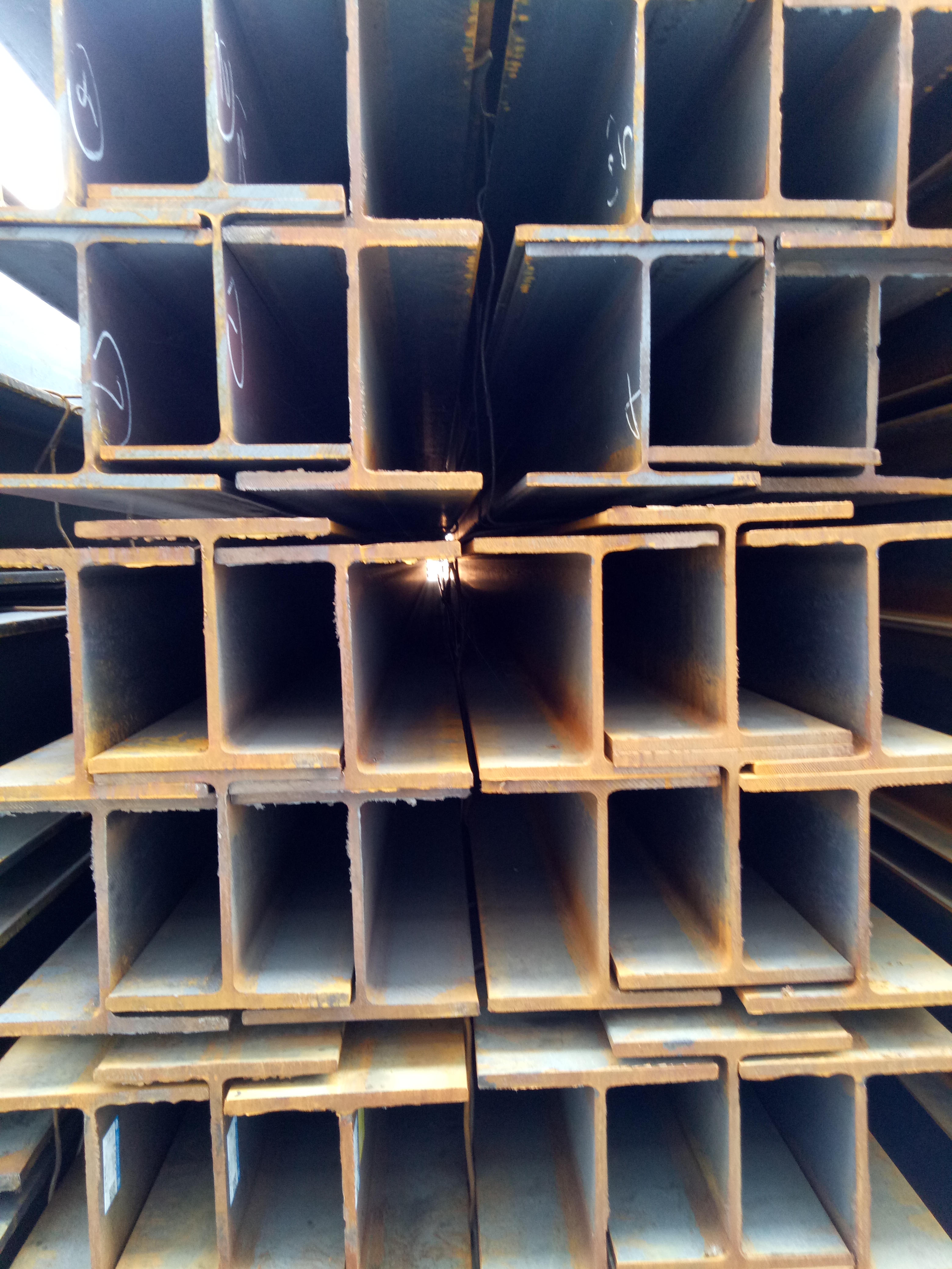 S355 S355jr J0 Hms 1 2 Scrap Iron Scrap Carbon Steel H Beam Steel Profile Support Rail Beam Small Moq Price