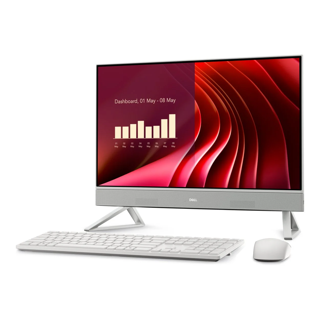 Dell 24 EC24250 23.8-inch Core 7 150U 16GB RAM 1TB SSD Win 11 Home All-in-One PC