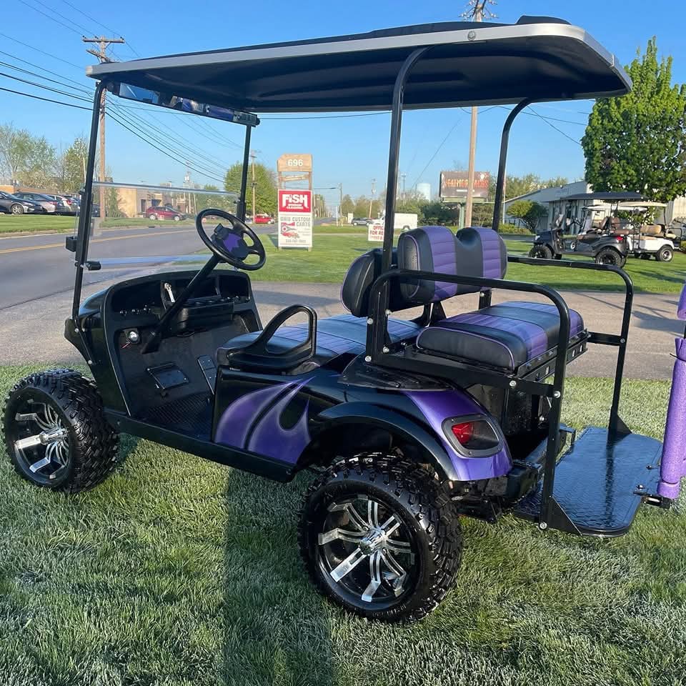 Custom Lifted Golf Cart