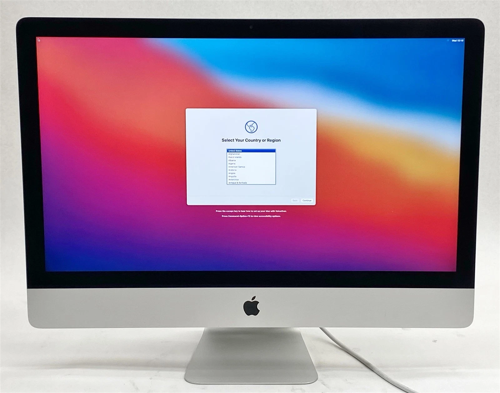Apple iMac 15,1 A1419 27" AIO i5-4690 3.50GHz CPU 8GB RAM 1TB Fusion Big Sur