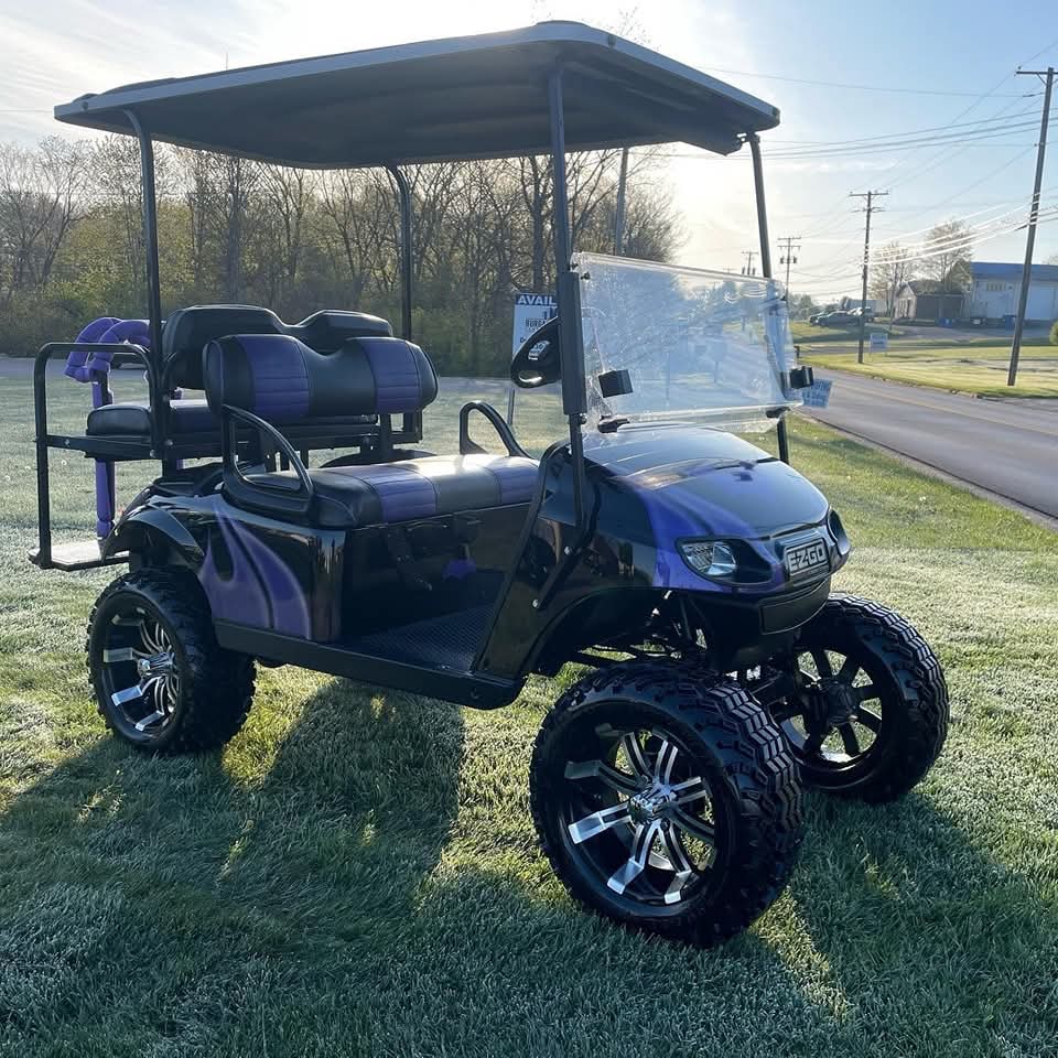 Custom Lifted Golf Cart
