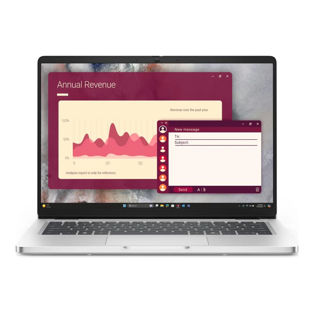 Dell Pro 14 14-inch Core Ultra 7 255U 16GB RAM 512GB SSD Win 11 Pro AI Laptop