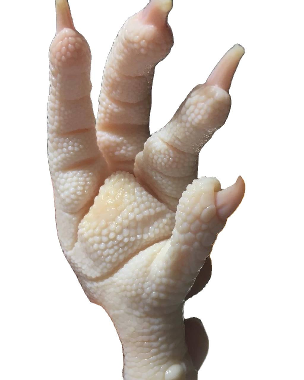 quality Halal certified frozen chicken feet, wings included, bulk packaging, IQF cleaned, gluten-free, low fat
