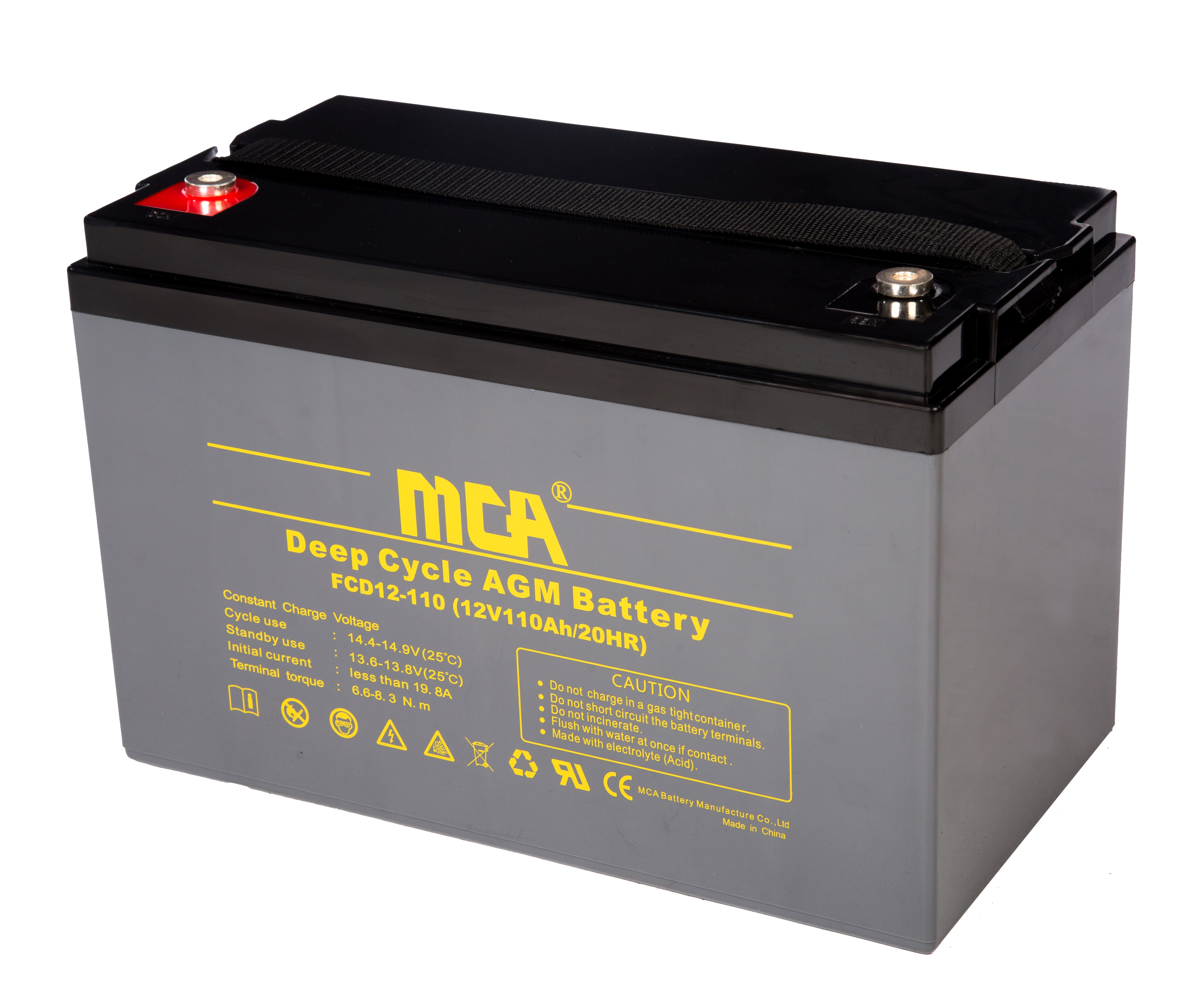 OEM Deep Cycle Safe Solar Gel 6v 330Ah Lead Acid Batteries for Boat, Golf Cart, Recreational Vehicle