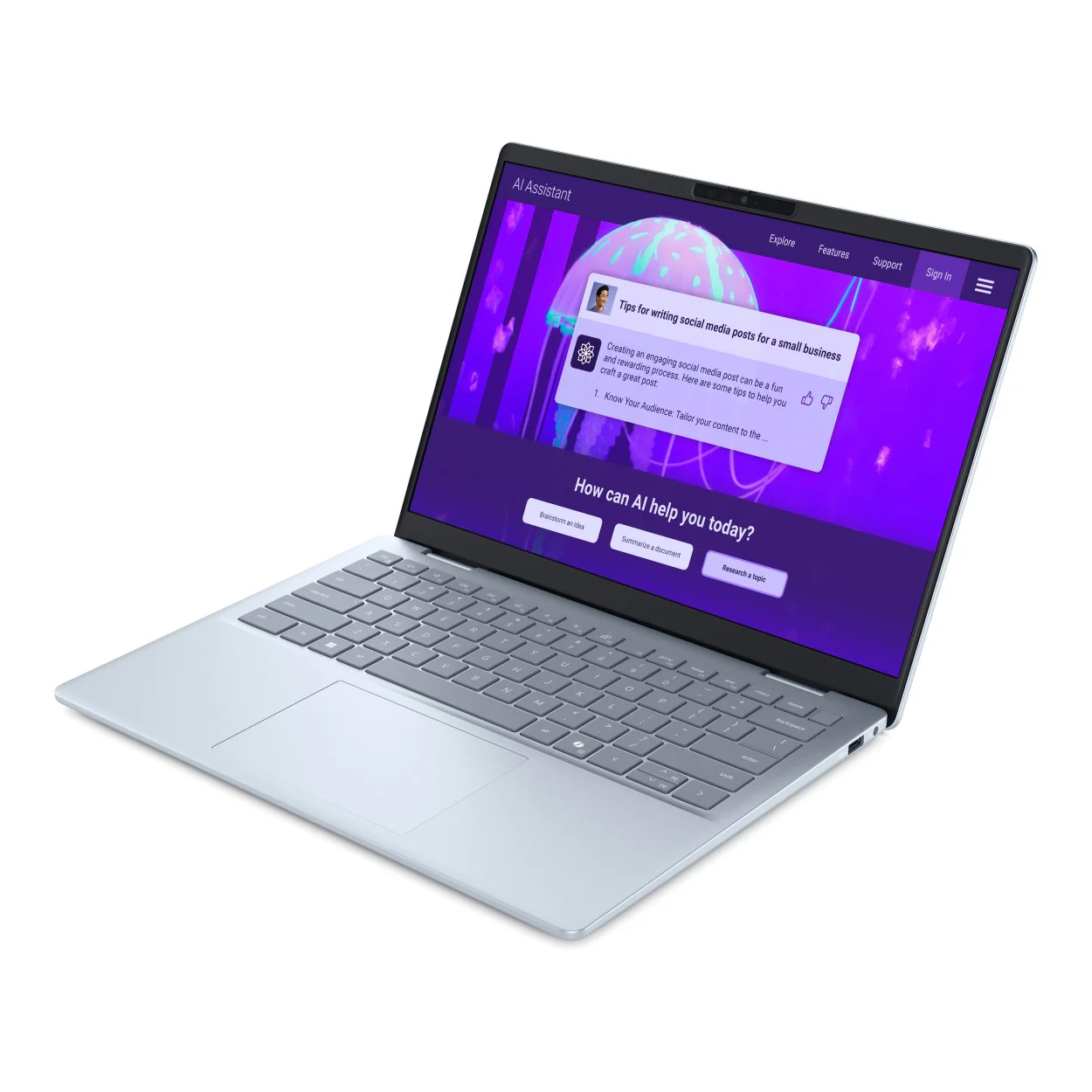 Dell 14 Plus 14-inch Core Ultra 7 258V 32GB RAM 1TB SSD Win 11 Pro AI Laptop