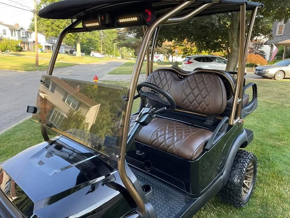 Custom Lifted Golf Cart