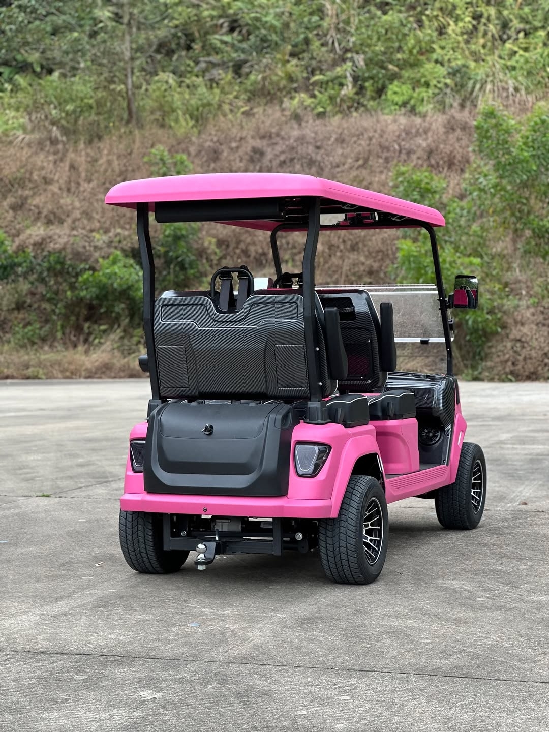 Luxury Pink Golf Cart