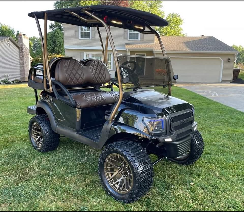 Custom Lifted Golf Cart
