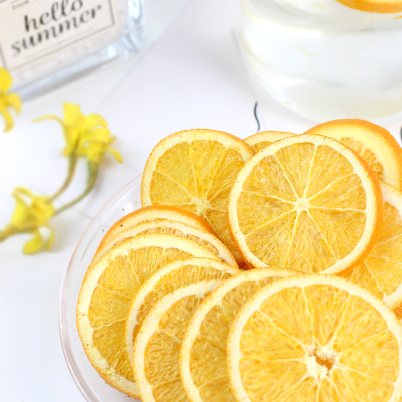 Wholesale OEM Good Quality Dry Crunchy Orange Slices Pure Freeze Dried Orange 1kg Crispy Orange Fruit for Snacks