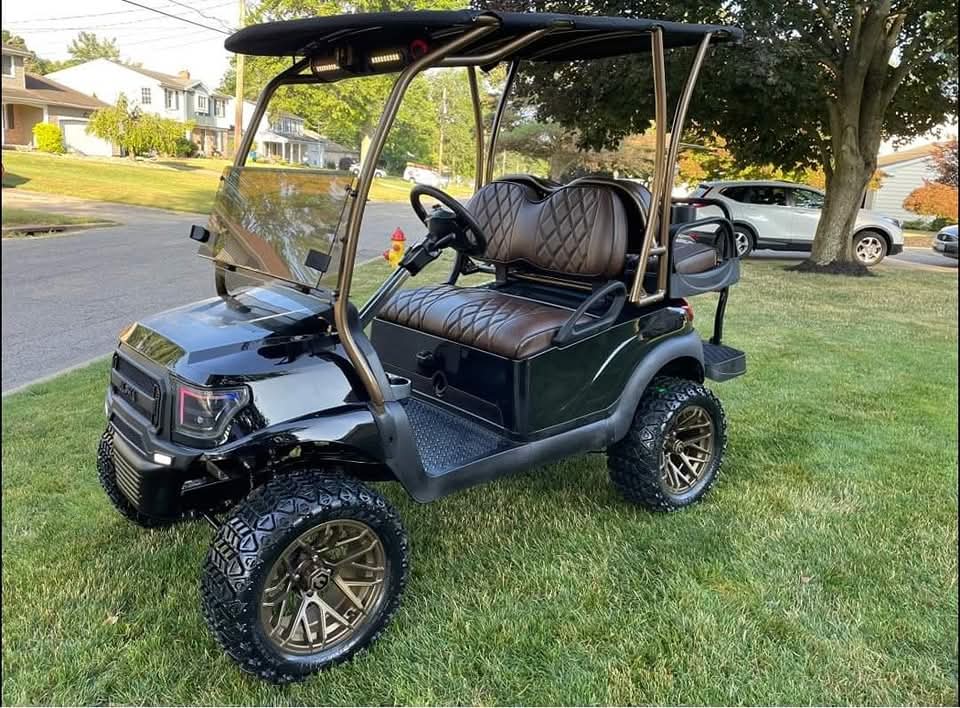 Custom Lifted Golf Cart