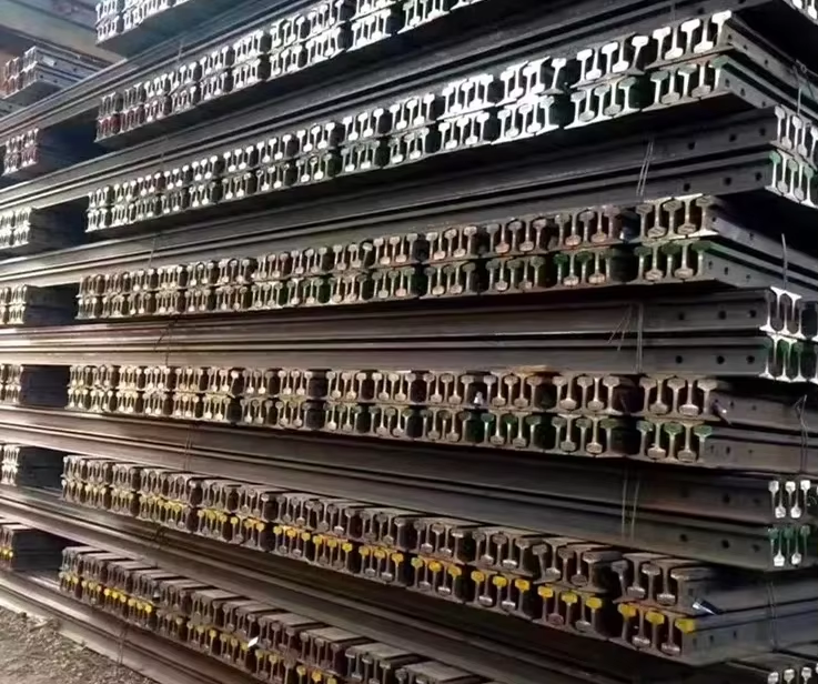 Railway Rail Steel Heavy Rail Light Rail Railway Track Materials Prime Quality Steel