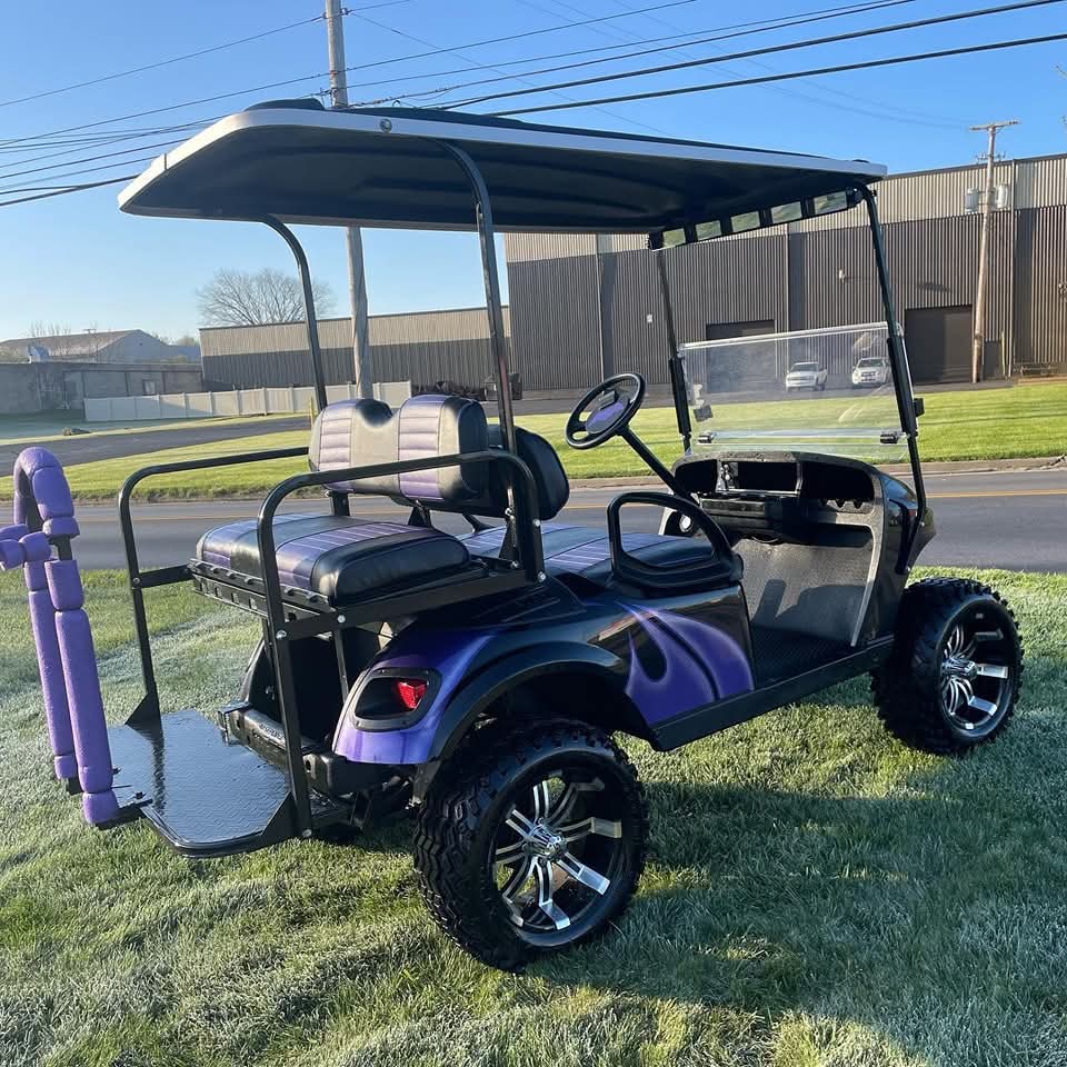Custom Lifted Golf Cart