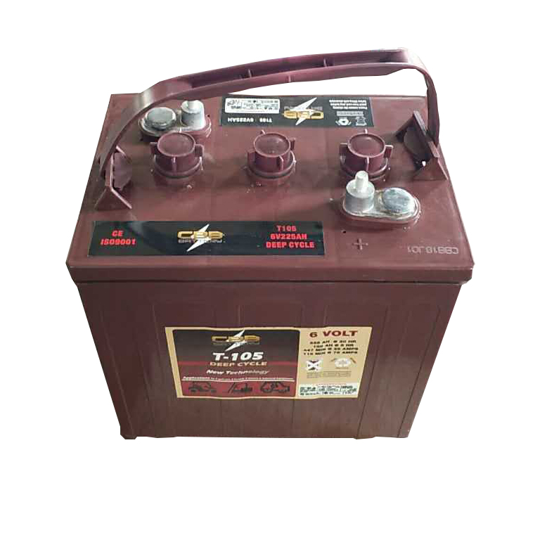 6V Trojan Tubular Deep Cycle Battery 220ah Flooded Lead Acid Battery 240AH for Golf Cart Utility Vehicle Marine & UPS