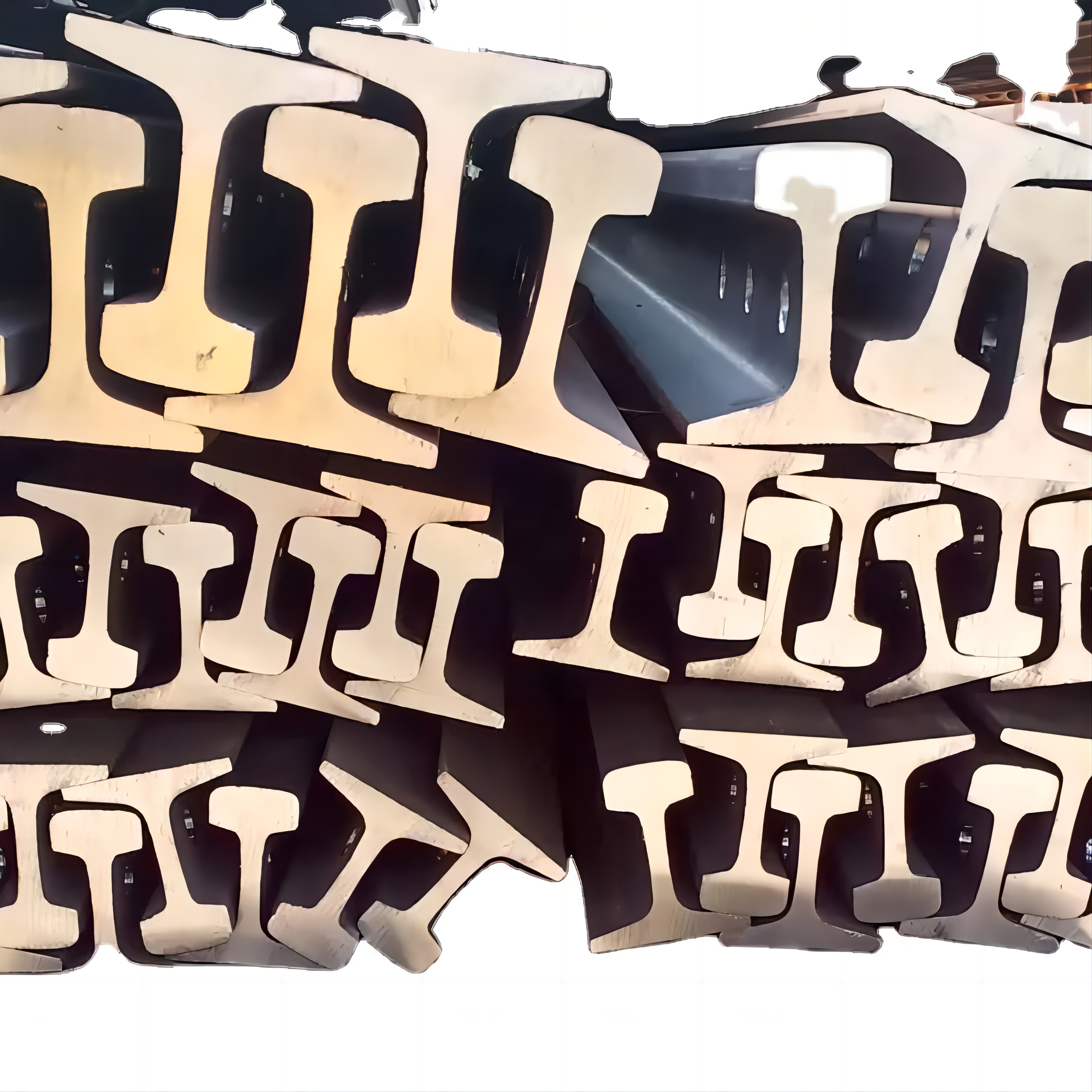 Used Railway Track in Bulk Used Rail Steel Scrap Q235B 45#MN 30KG/M Heaven Rail Steel for Industry