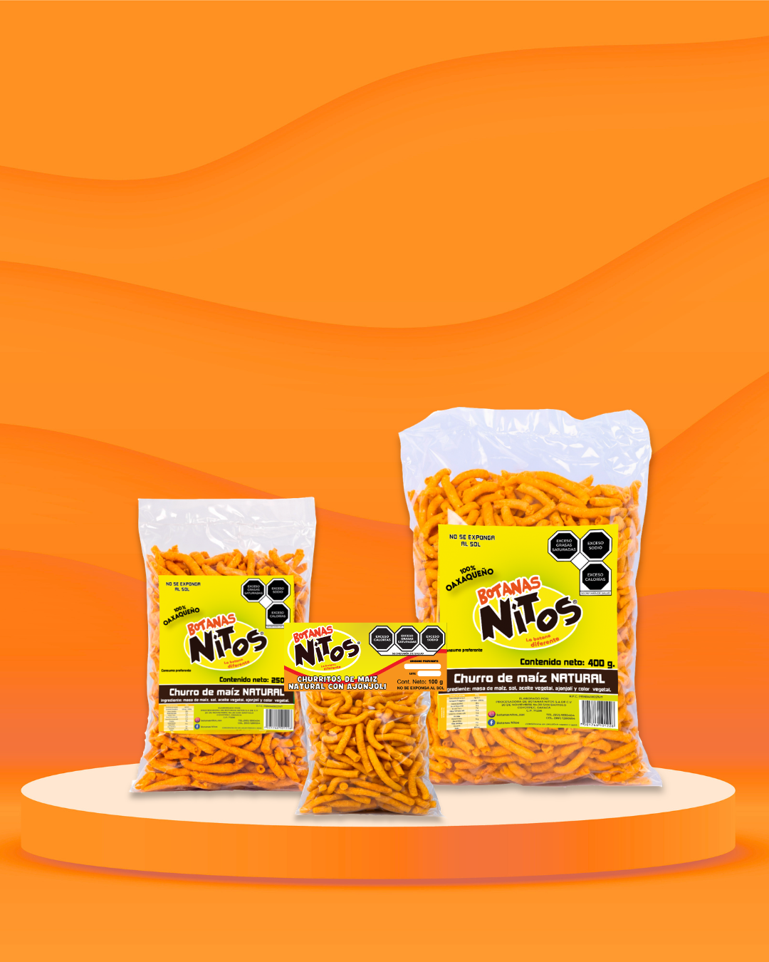 Churro de Maíz con Ajonjolí