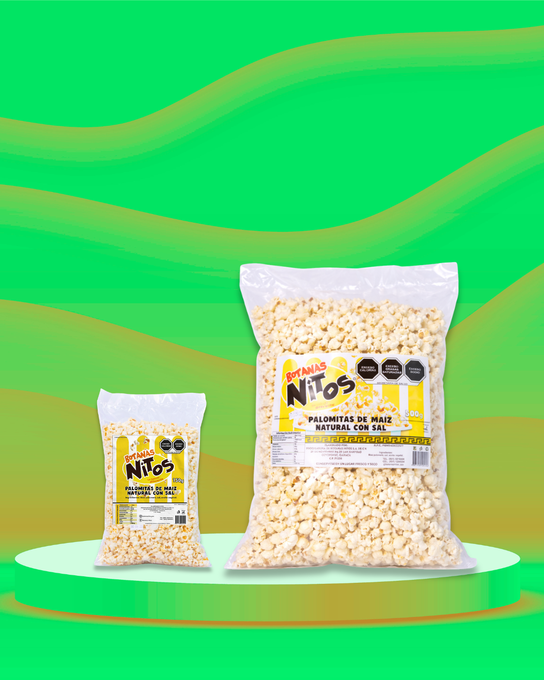 Palomitas de Maíz Naturales