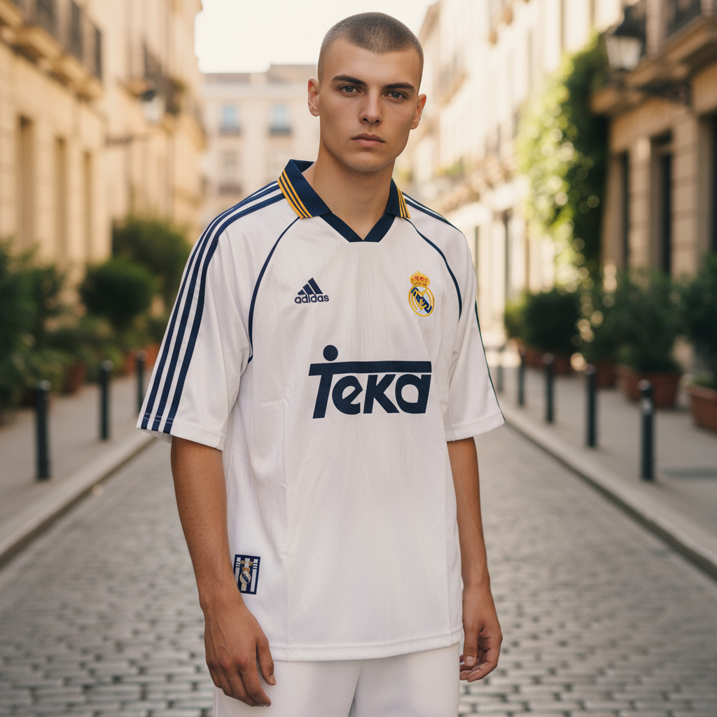 Camiseta real madrid retro 2009 adulto
