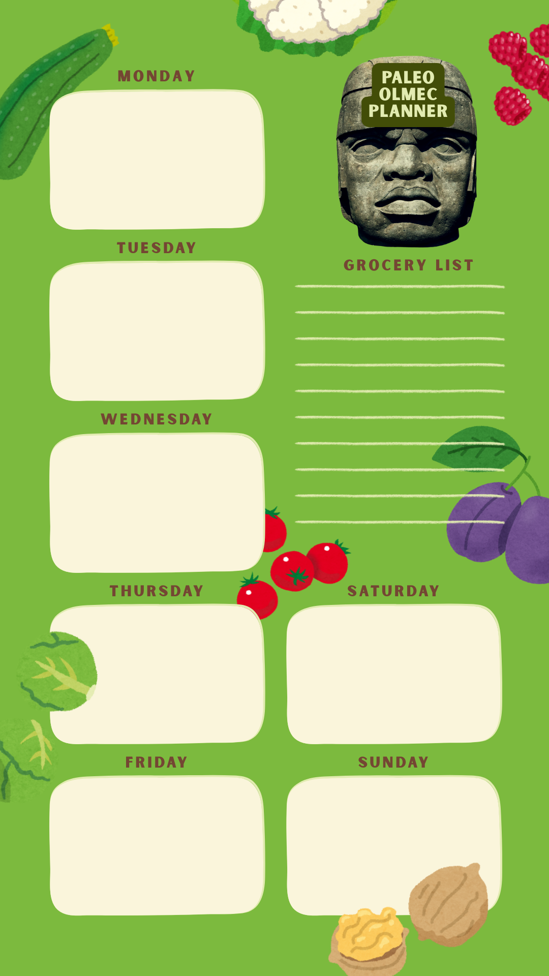 The Olmec Paleo Vegan Diet