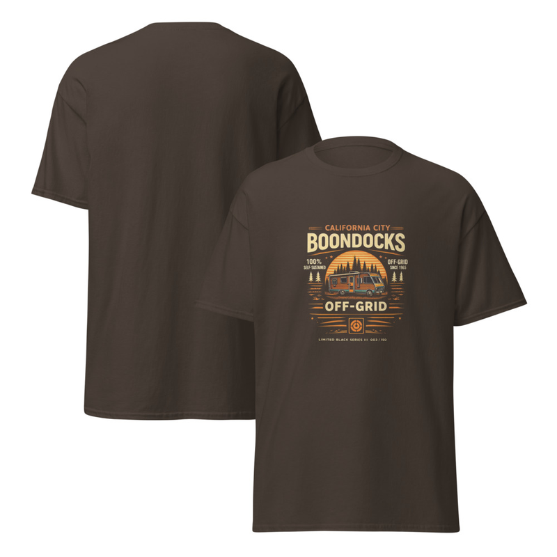 Off-Grid RV California City Boondocks Tee BDK-ST D02 -02