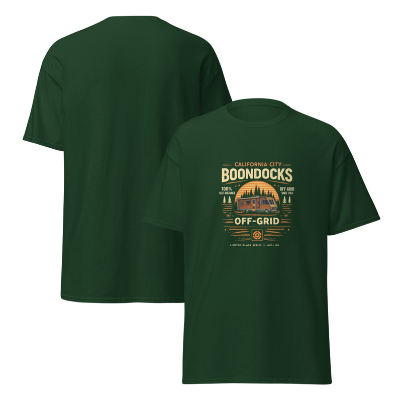 Off-Grid RV California City Boondocks Tee BDK-ST D02 -02