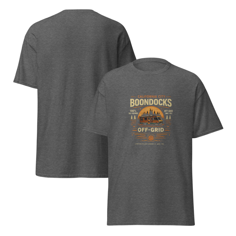 Off-Grid RV California City Boondocks Tee BDK-ST D02 -02