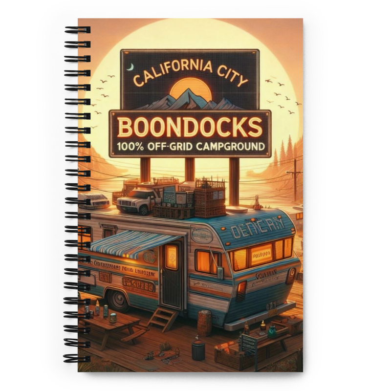 Boondock Life Spiral Notebook - City Streets