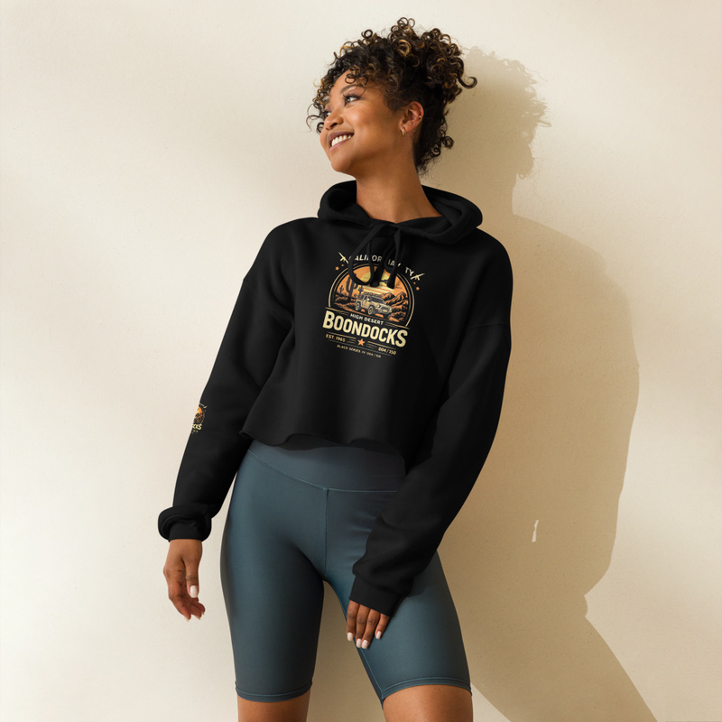 Desert Jeep Boondock Crop Hoodie BBS-D01-03