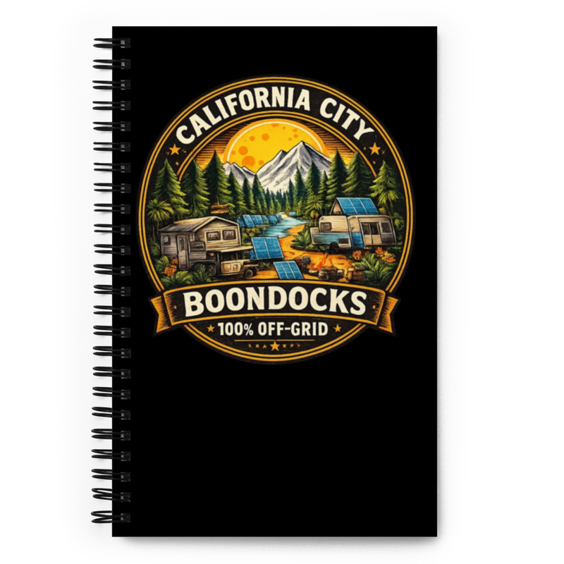California City Boondock Spiral Notebook