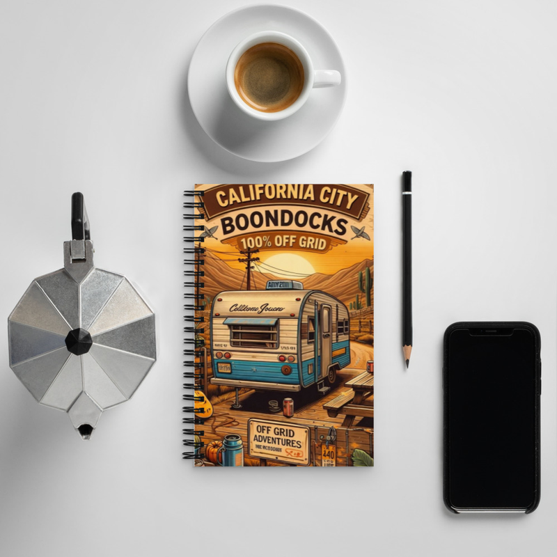 Boondock Life Spiral Notebook - Old School