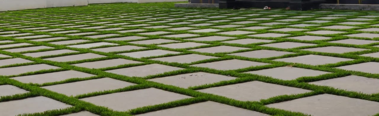 Concrete Grass Paver Tiles