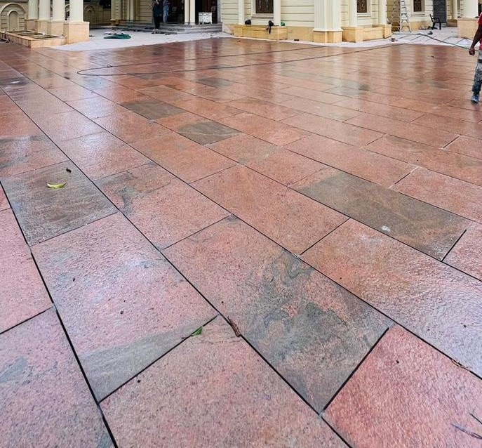Red Granite Floor Tiles