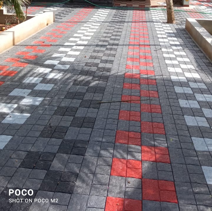 Colorful Interlocking Paver Blocks