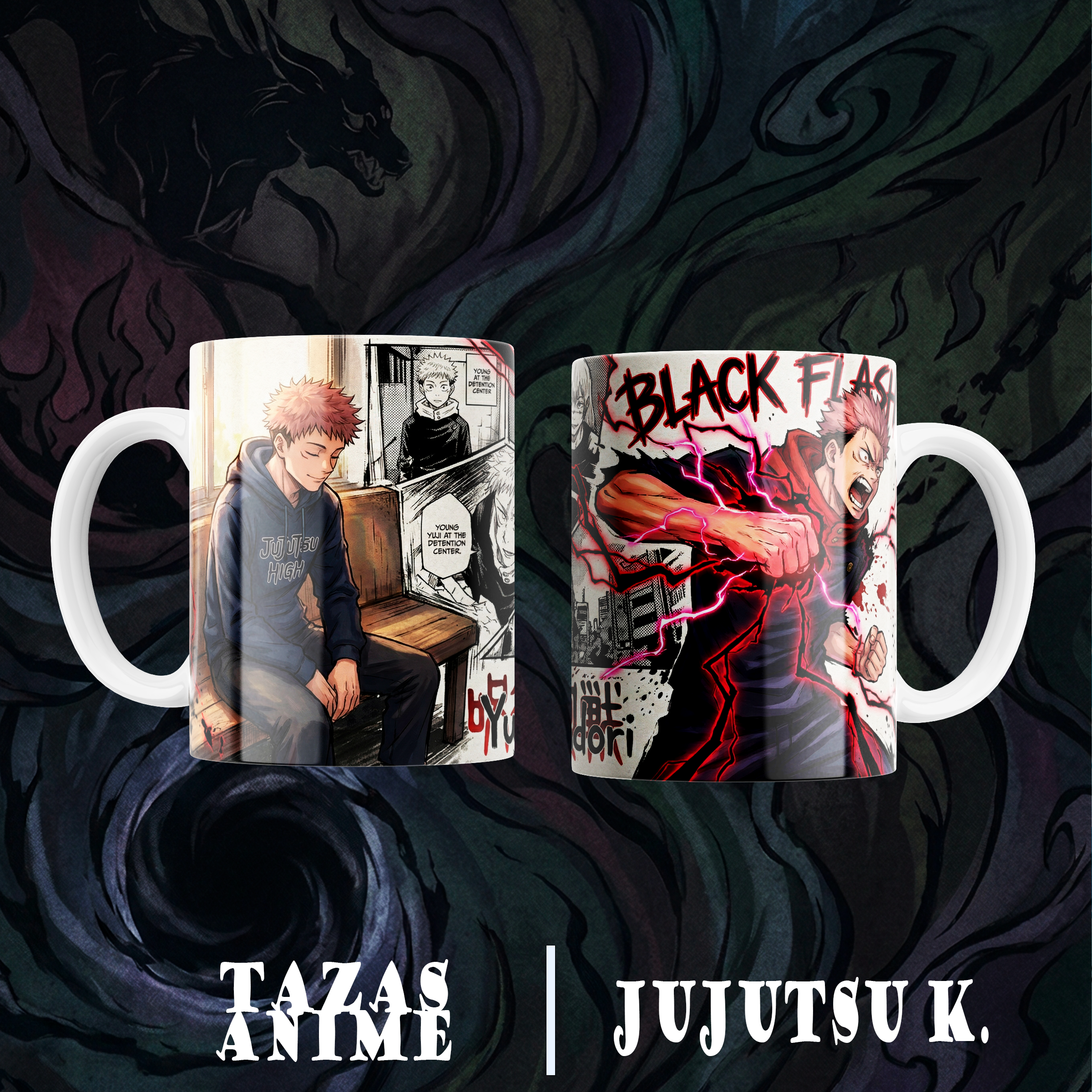 Taza Anime Jujutsu Kaisen 11oz