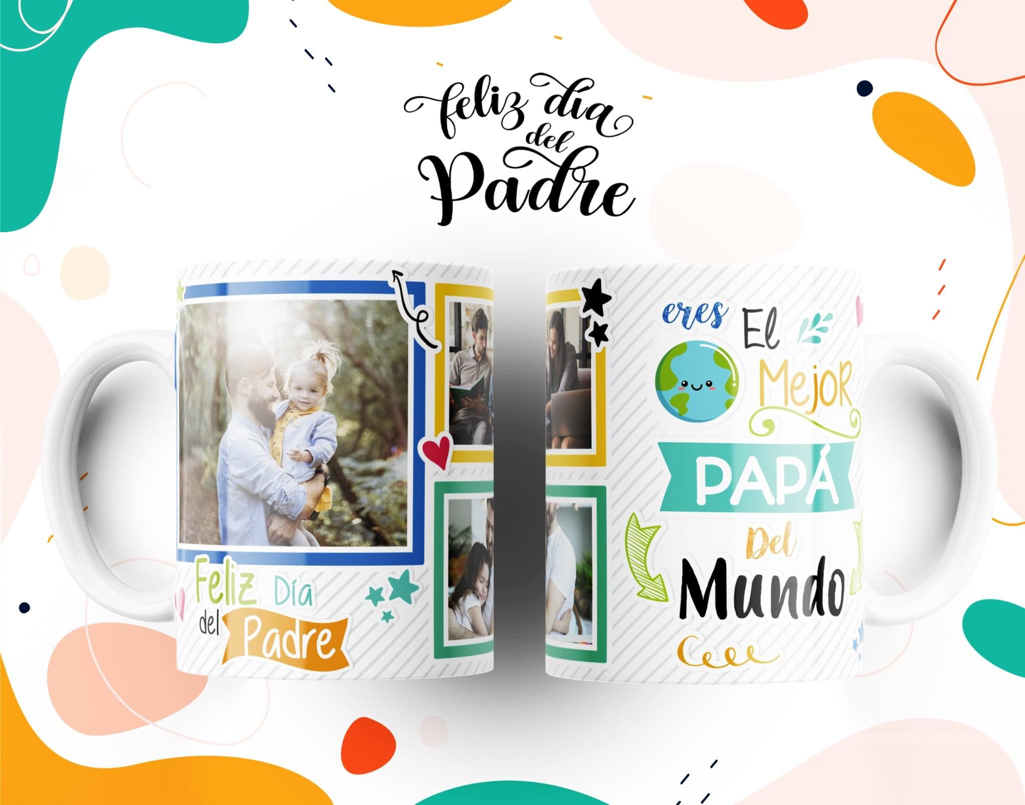 Taza Día del Padre personalizada con fotos