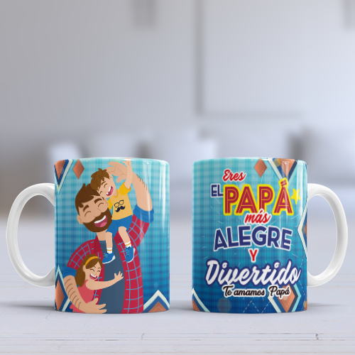 Taza día del padre con frases